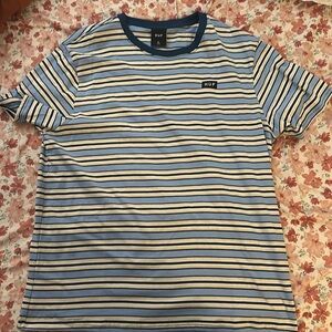 Huf xl striped t shirt